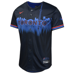 Boys' Grade School - Outerstuff Blue Jays Limited City Connect Blank Jersey - Blue/Black