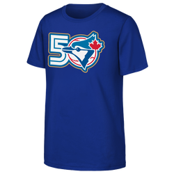 Boys' Grade School - Outerstuff Blue Jays 50th Season Short Sleeve T-Shirt  - White/Royal