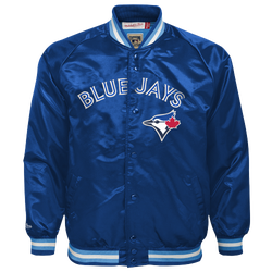 Boys' Grade School - Mitchell & Ness Blue Jays Lightweight Satin Jacket  - Royal Blue