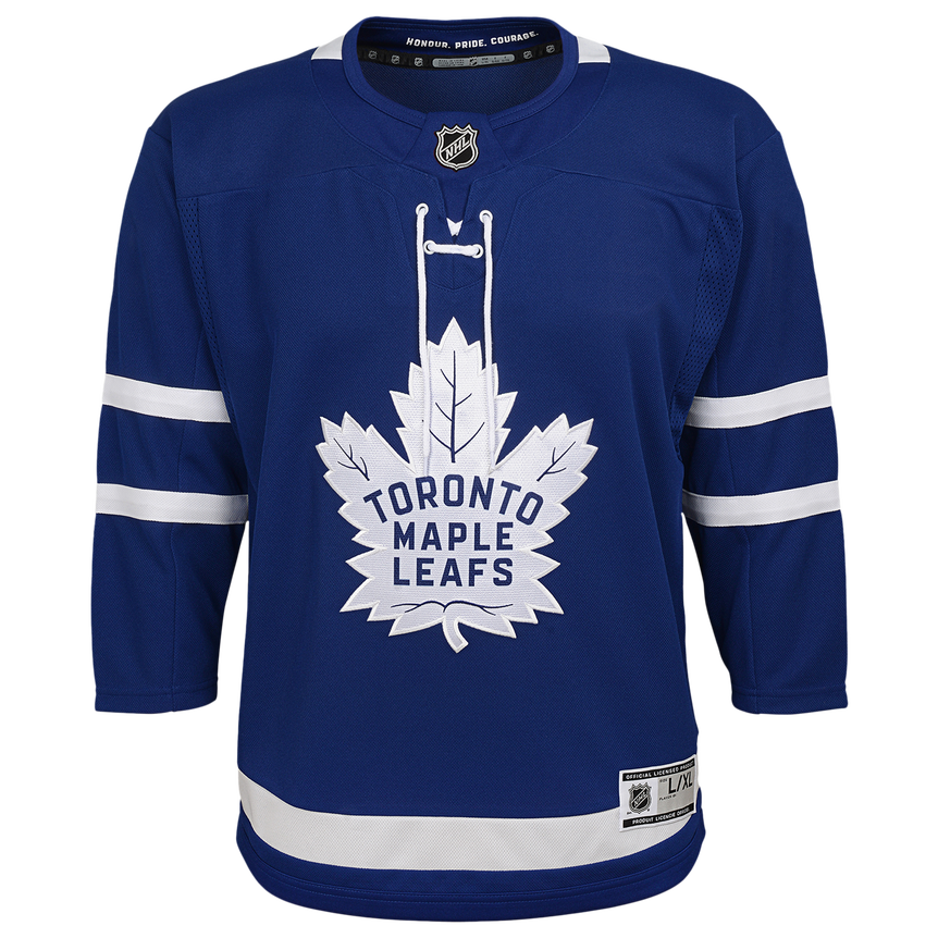 Outerstuff Maillot à domicile Maple Leafs Premier Image 1 de 2. Appuyez pour ouvrir la galerie de photos.
