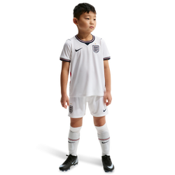 Boys' Grade School - Nike England Dri-Fit Stadium Home Kit  - White/Speed Red
