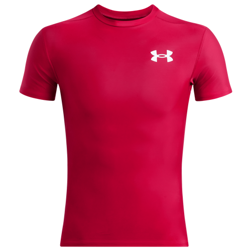 

Under Armour Mens Under Armour Heatgear OG Compression Short Sleeve - Mens Flawless/White Size 4XL