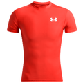 Under Armour Heatgear OG Compression Short Sleeve - Under Armour Dark Orange/White