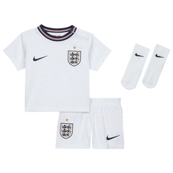 Boys' Infant - Nike England Dri-Fit Stadium Home Kit  - White/Speed Red