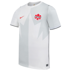 Garçons, Scolaire - Nike Jersey réplique de stade du Canada Coupe du monde 2026 - Blanc/Noir/Rouge