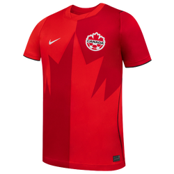 Garçons, Scolaire - Nike Jersey réplique de stade du Canada Coupe du monde 2026 - Rouge universitaire/Noir/Blanc