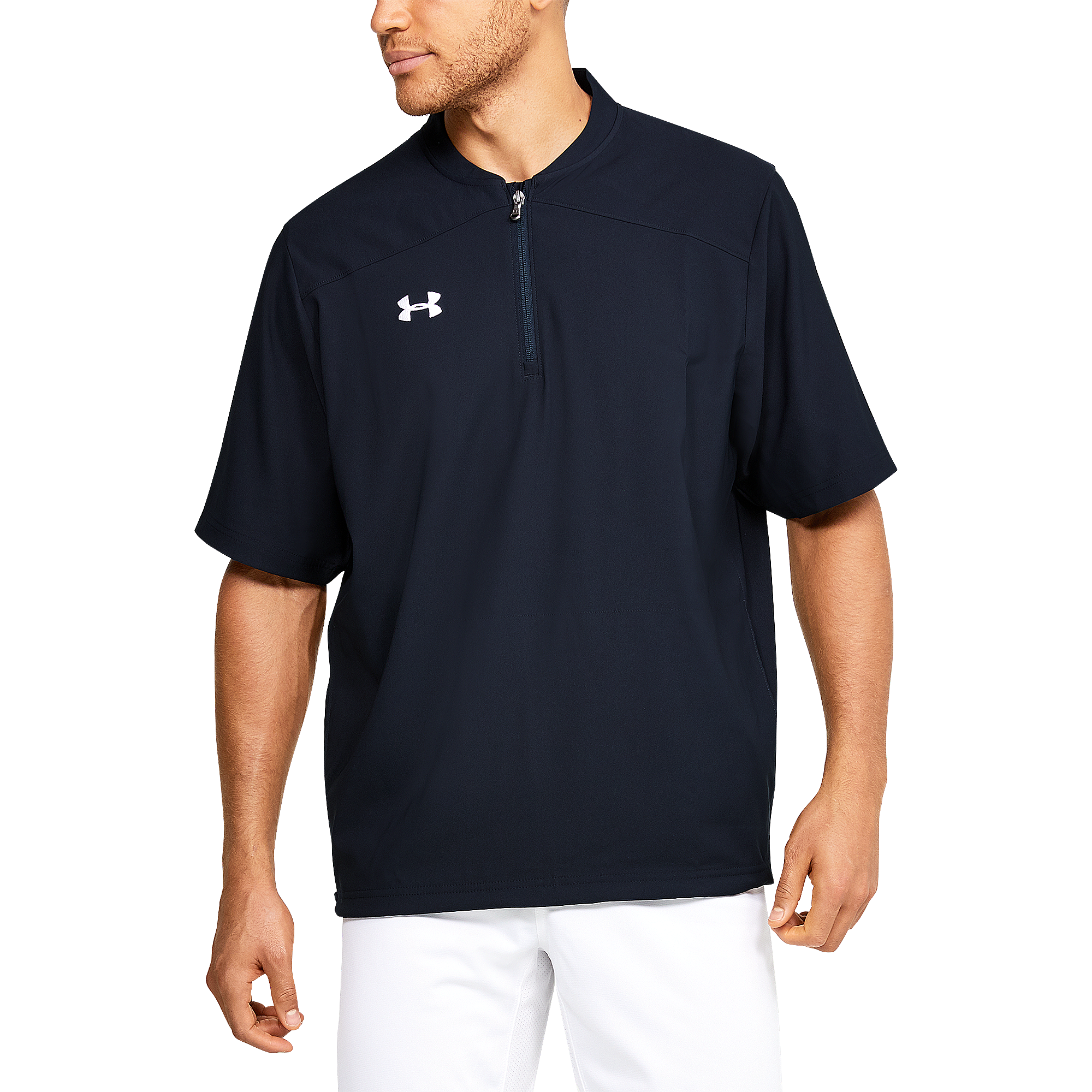 Under armour men's contender best sale short sleeve cage jacket