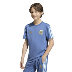 Boys' Grade School - adidas Argentina World Cup T-Shirt  - Blue/Blue