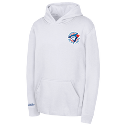Boys' Grade School - Mitchell & Ness Blue Jays Slam 2 Sided Hoodie  - Tan
