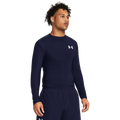 Under Armour Heatgear OG Compression Long Sleeve - Under Armour Midnight Navy/White