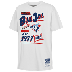 Boys' Grade School - Mitchell & Ness Blue Jays Hand Drawn T-Shirt  - White