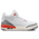 Jordan Retro 3  - Women's White/Cosmic Clay