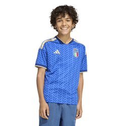 Boys' Grade School - adidas Italy World Cup Home Jersey  - Blue/White