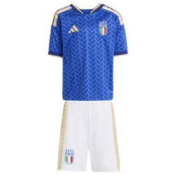 Boys' Preschool - adidas Italy World Cup Home 2 Piece Set  - White/Blue