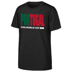 Boys' Preschool - Outerstuff Portugal Player Flag Wordmark T-Shirt  - Red/Black
