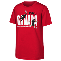 Boys' Grade School - Outerstuff Canada Players Front T-Shirt  - Red/White