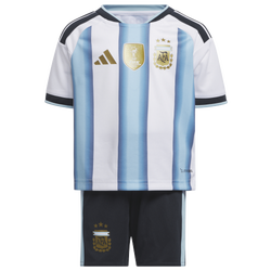 Boys' Preschool - adidas Argentina Home 2 Piece Set  - White/Blue