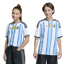 Boys' Grade School - adidas Argentina World Cup Home Jersey  - White/Blue