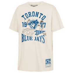 Boys' Grade School - Mitchell & Ness Blue Jays Heritage Slugger T-Shirt  - Natural