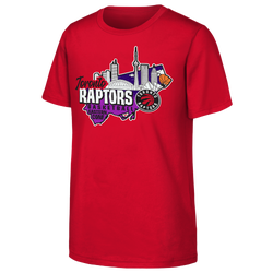 Boys' Grade School - Nike Raptors Hometown Collection T-Shirt  - Black/Red