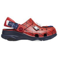 All red store crocs