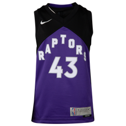 Boys' Grade School - Outerstuff Raptors Swingman Jersey - Purple/Black