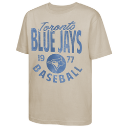 Boys' Grade School - Outerstuff Blue Jays News Flash Short Sleeve T-Shirt - White/Blue