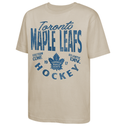 Garçons, Scolaire - Outerstuff T-shirt à manches courtes Maple Leafs News Flash - Blanc/Bleu