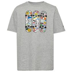 Garçons, Scolaire - adidas T-shirt Street HTR - Gris chiné moyen/Multi