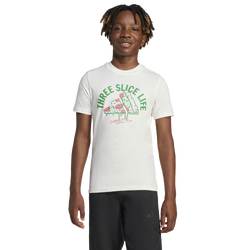 Boys' Grade School - adidas Pizza T-Shirt  - White/Multi