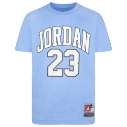 Boys' Grade School - Jordan Practice Flight T-Shirt  - Blue/White