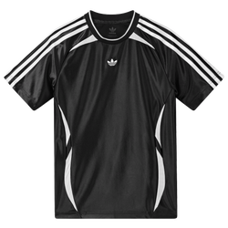 Boys' Grade School - adidas Woven T-Shirt - Black/White