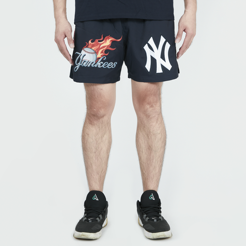 

Pro Standard Mens Pro Standard Yankees Chrome Woven Shorts - Mens Navy/Navy Size XXL