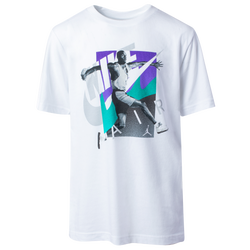 Boys' Grade School - Jordan AJ5 T-Shirt  - White/Multi