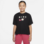 Nike Energy T-Shirt - Girls' Grade School Black/White