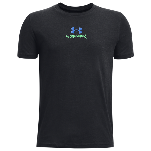 Boys Scribble Branded Short Sleeve T-Shirt - Boys' Grade School