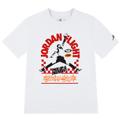 Boys' Preschool - Jordan Shop Short Sleeve T-Shirt  - White/Multi