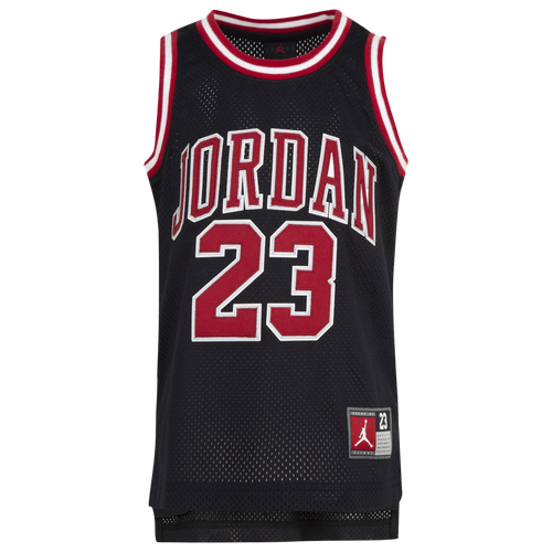 Jordan Boys 23 Jersey Boys Preschool Black Red Size 6