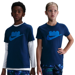 Boys' Grade School - Nike Lego Color Logo T-Shirt  - Brave Blue