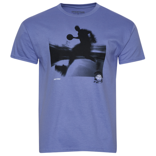 MENS - Overtime Motion Blur T-Shirt - Purple/Black