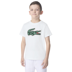 Boys' Grade School - Lacoste Puff T-Shirt  - Green/White