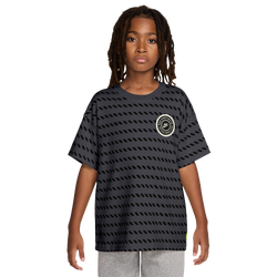 Boys' Grade School - Nike NSW M90 T-Shirt  - Dark Smoke Grey/Dark Smoke Grey