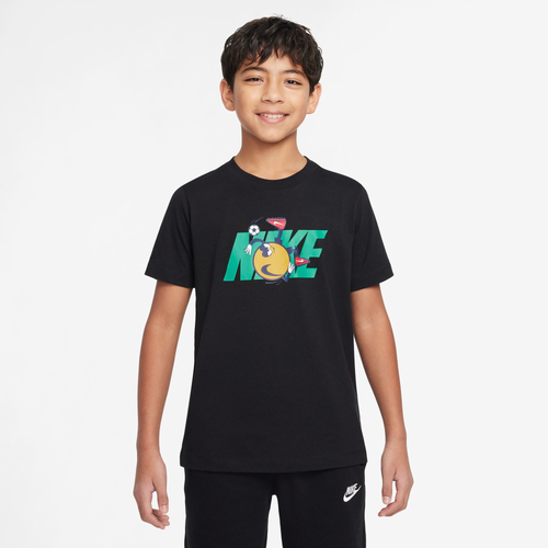 Nike Boys NSW Soccer T Shirt Boys Grade School Black Size S