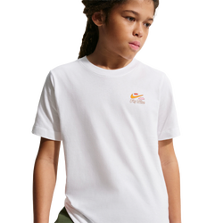 Boys' Grade School - Nike NSW Dunk T-Shirt  - White/Multi