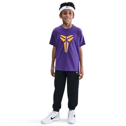 Boys' Grade School - Nike Dri-FIT HBR M90 T-Shirt  - Court Purple/Yellow