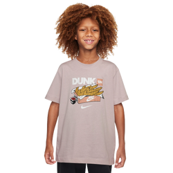 Garçons, Scolaire - Nike T-shirt NSW Dunk - Rose/Blanc