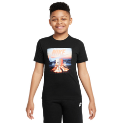 Boys' Grade School - Nike NSW Photo T-Shirt  - Black/Multi