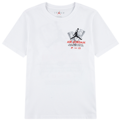 Garçons, Scolaire - Jordan T-shirt à manches courtes Aj5 Fire Red Tour - Noir/Blanc