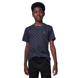 Boys' Grade School - Jordan 23 Monogram AOP Short Sleeve T-Shirt - Black/Black