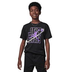 Boys' Grade School - Jordan Flight Galaxy Glow Short Sleeve T-Shirt  - Multi/Black
